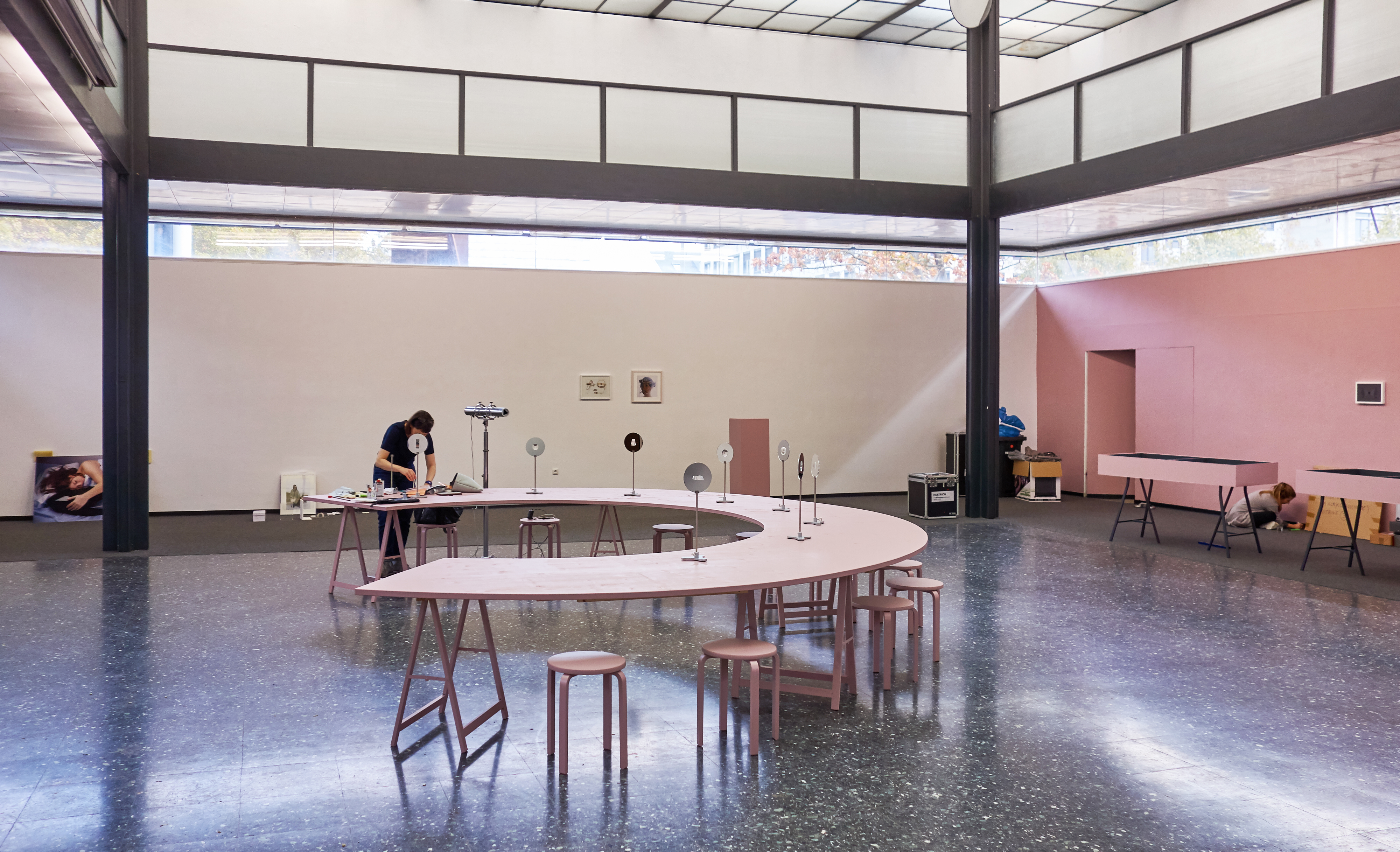 Mannheimer Kunstverein –  Ausstellungsaufbau
