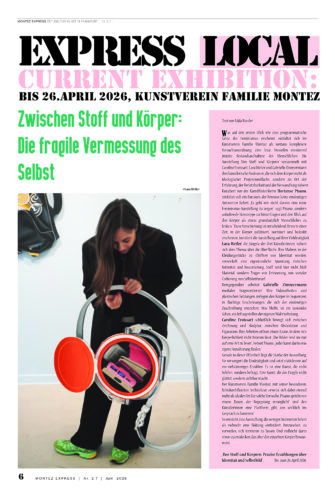 Vorankündigung im Montez Lokal Express